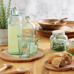 CASA Acacia Chic Plato Con Asa Natural