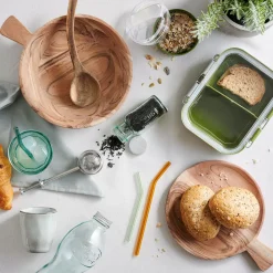 CASA Acacia Chic Plato Hondo Con Asa Natural