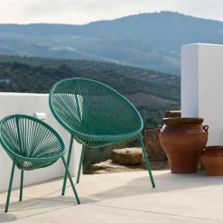 CASA Acapulco Silla Lounge Aguamarina