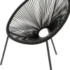 CASA Acapulco Silla Lounge Negro