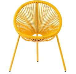 CASA Acapulco Silla Para Ninos Amarillo