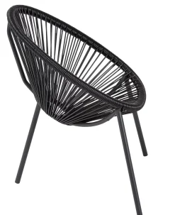 CASA Acapulco Silla Para Ninos Negro