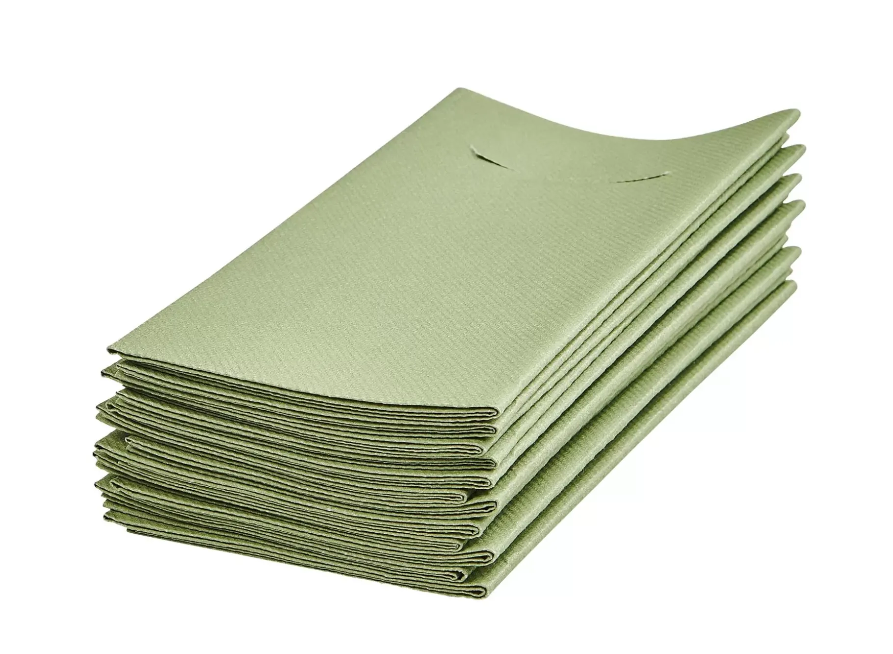 CASA Airlaid Servill./Cubiert. Juego De 12 Verde Oliva