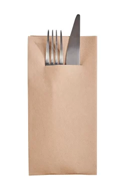 CASA Airlaid Servill./Cubiert. Juego De 12 Marron