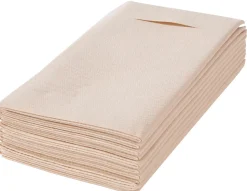 CASA Airlaid Servilletas Cubierto Juego De 12 Beis