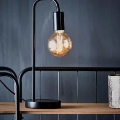 CASA Arche Lampara De Mesa Negro