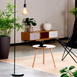 CASA Arche Lampara De Pie Negro