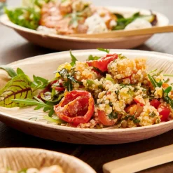 CASA Areca Leaf Platos Juego De 6 Natural