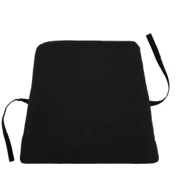 CASA August Cojin De Asiento Negro