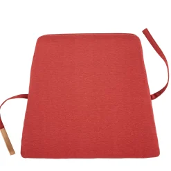 CASA August Cojin De Asiento Rojo
