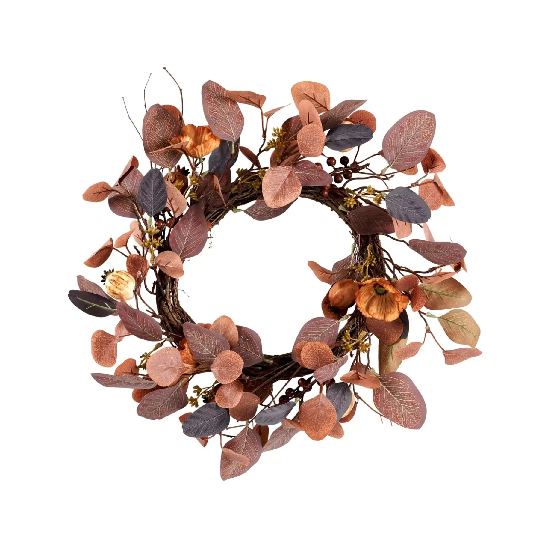 CASA Autumn Corona De Hojas Marron