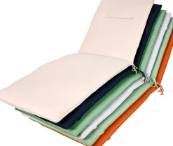 CASA Azur Cojines De Jardín Para Tumbona Verde