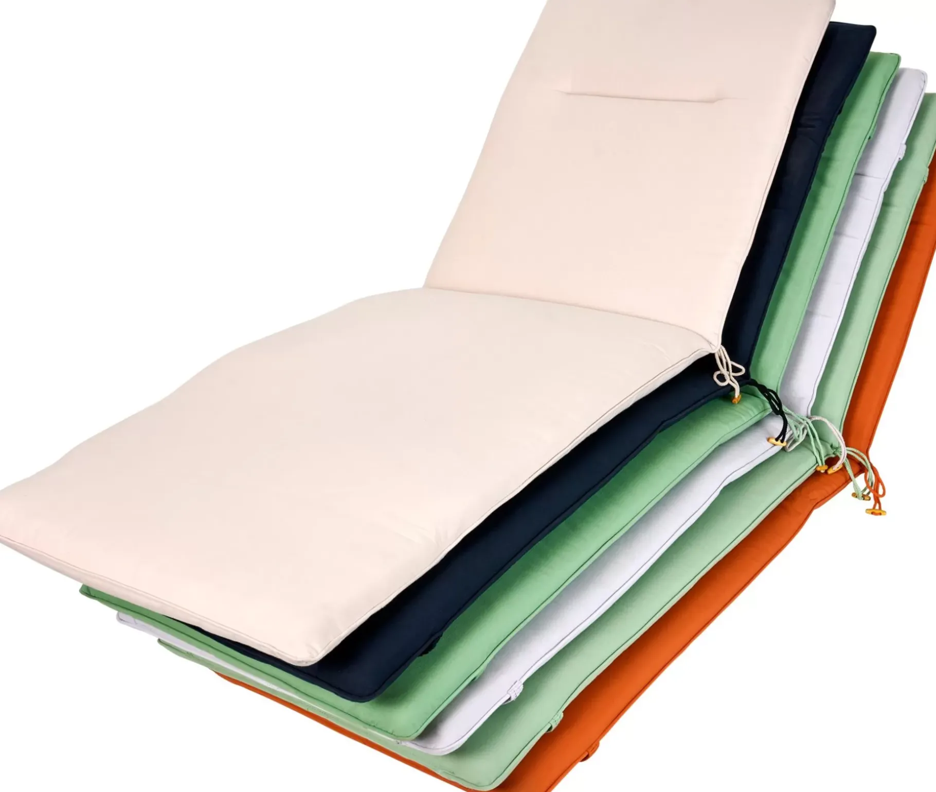 CASA Azur Cojines De Jardín Para Tumbona Verde