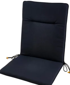 CASA Azur Cojines De Jardín Para Silla Pleg Negro