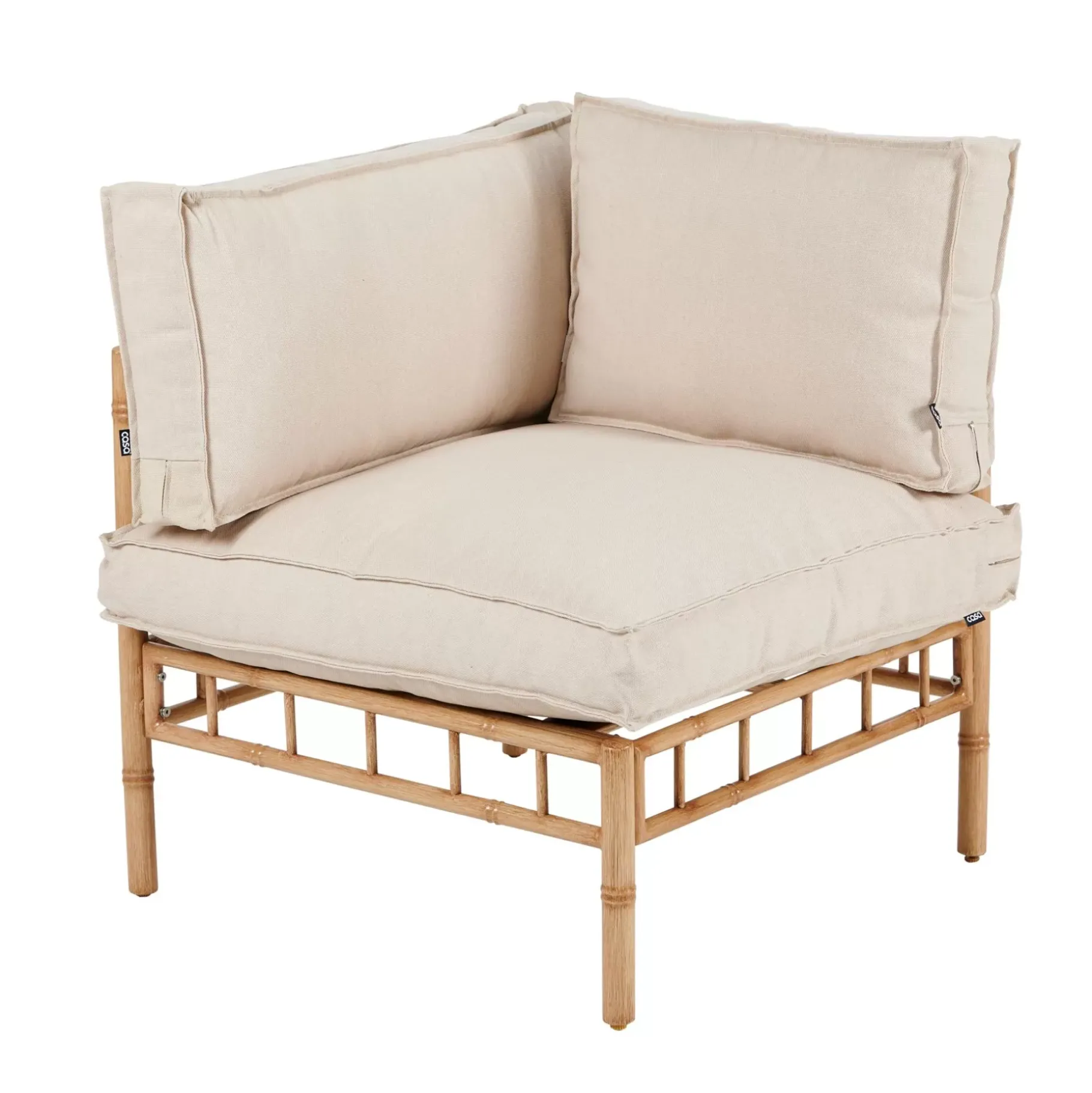 CASA Bambolette Silla Esquinera Aspecto Bambu