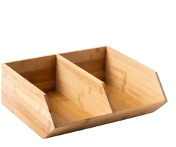 CASA Bamboo Organizador Apilable Natural