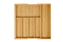 CASA Bamboo Organizador Cajon Extensible Natural