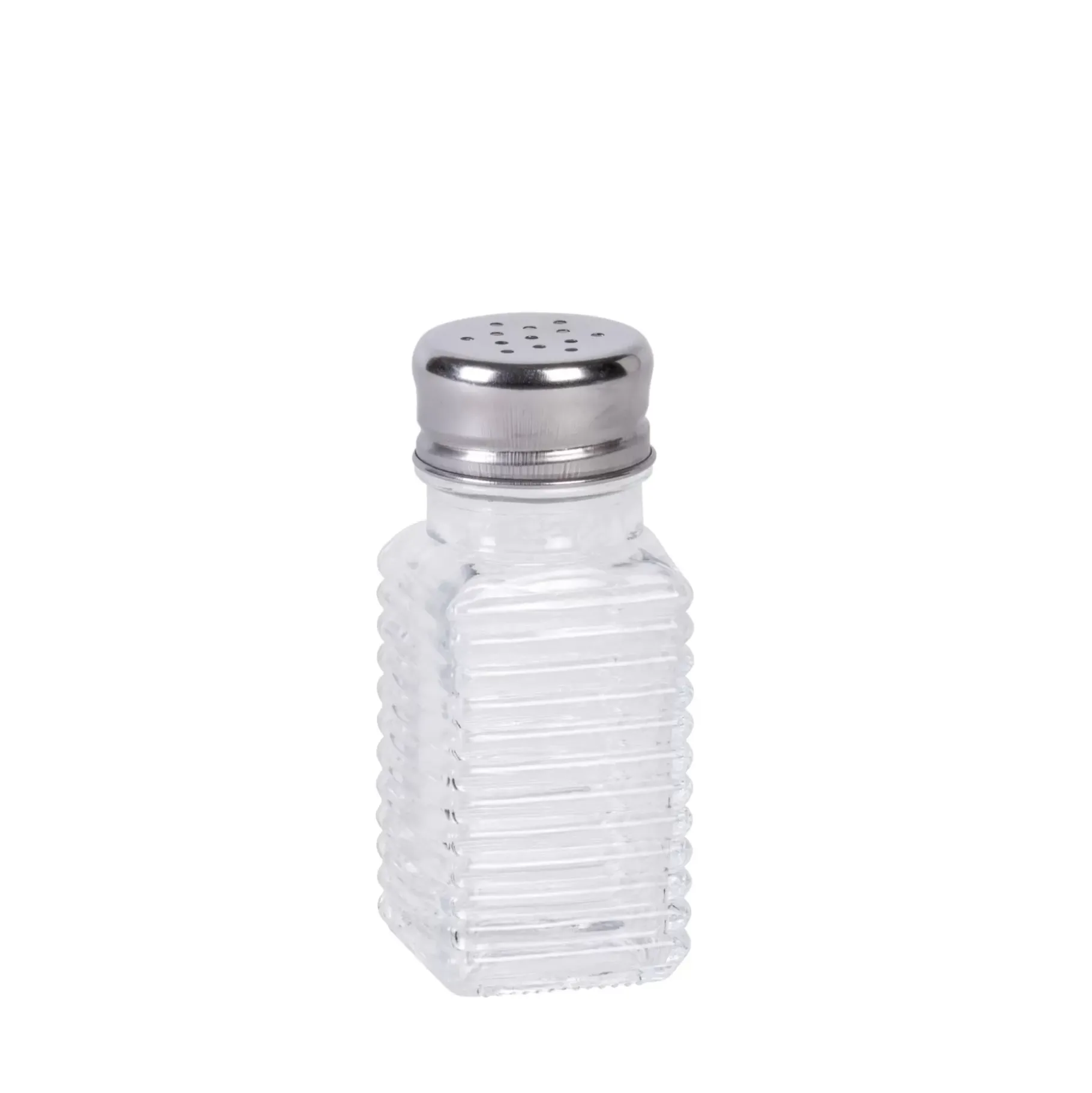 CASA Basic Salero Y Pimentero Plateado, Transparente