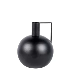 CASA Basta Florero Esferico Negro