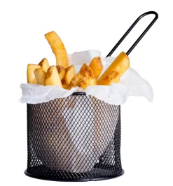 CASA Black Cesta Para Servir Negro