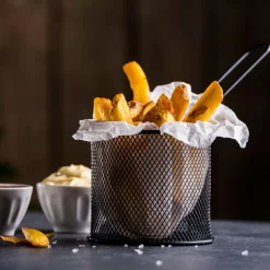 CASA Black Cesta Para Servir Negro