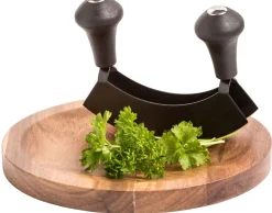 CASA Black Herbo Set Picador Para Hierbas Negro, Natural