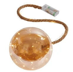 CASA Bloxem Bola Decorativa Con 21 Leds Dorado