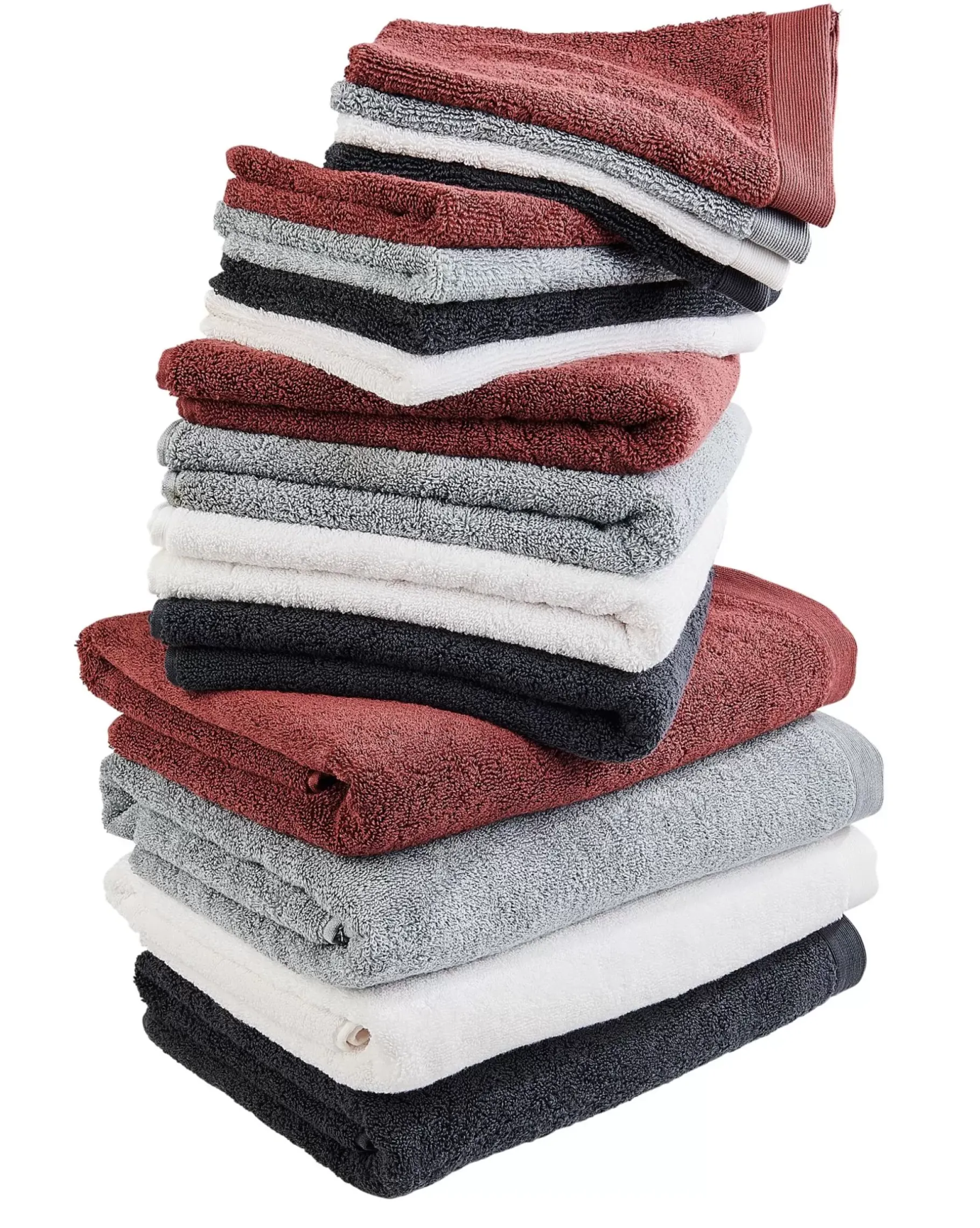 CASA B-Lux Manoplas Juego De 2 Rojo