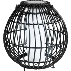 CASA Bo Lampara Solar Negro