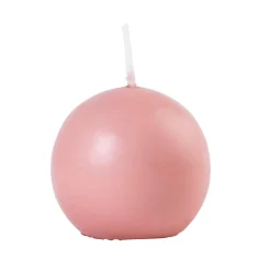 CASA Bola Vela Esferica Rosa