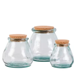 CASA Bolso Tarro De Existencias Transparente