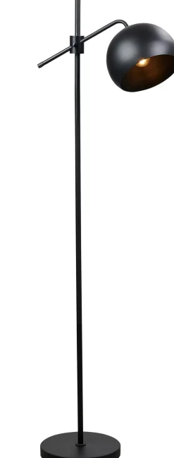 CASA Bowl Lampara De Pie Negro