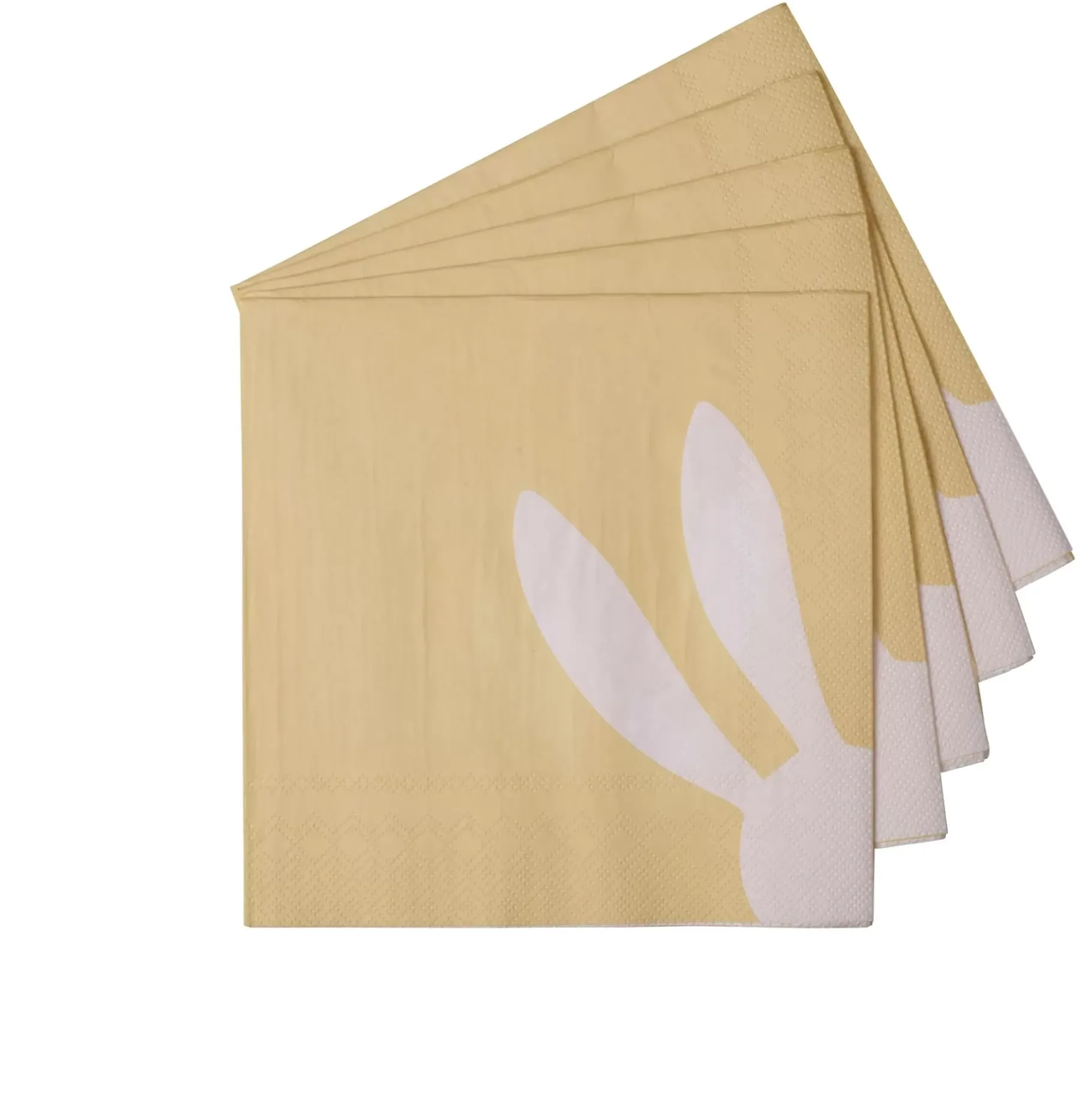 CASA Bunny Paquete De 20 Servilletas Amarillo