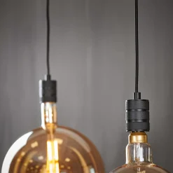 CASA Calex Lampara Colgante Negro