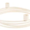 CASA Circle Candelabro Para 4 Velas Blanco