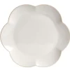 CASA Dahlia Flower Plato Blanco