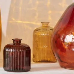 CASA Daroca Florero Marron Oscuro