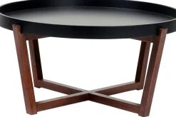 CASA Draco Mesita De Salon Negro, Marron