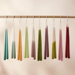 CASA Duo Velas Largas Juego De 2 Menta