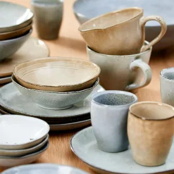 CASA Earth Ice Plato De Postre Azul Claro