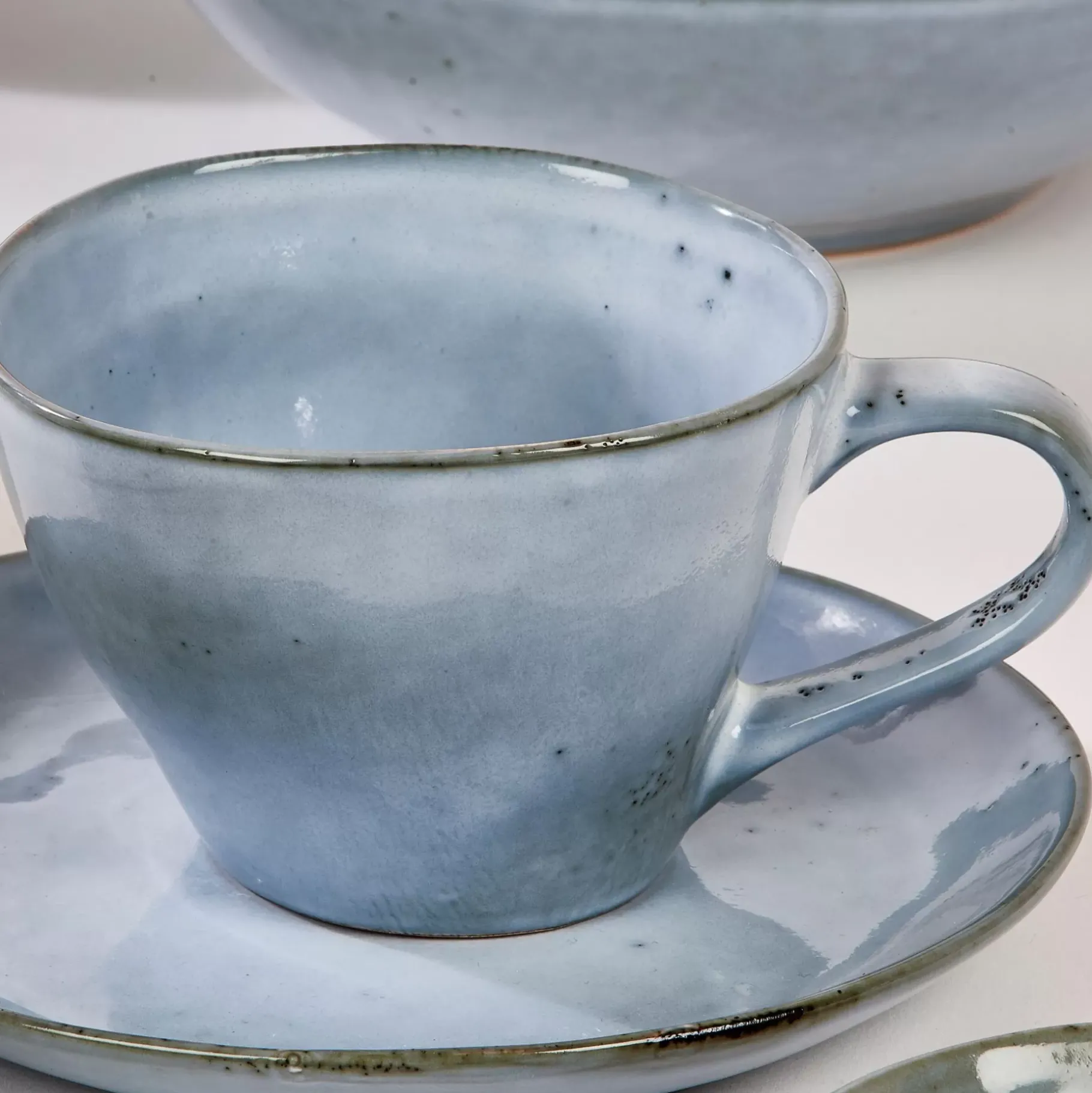 CASA Earth Ice Taza Jumbo Azul Claro