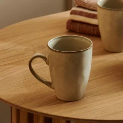 CASA Earth Marl Taza Con Asa Crema