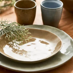 CASA Earth Sand Plato De Postre Marron Claro