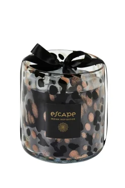 CASA Escape Indian Inspiration Vela Perfumada Xl Negro, Cobrizo, Multicolor