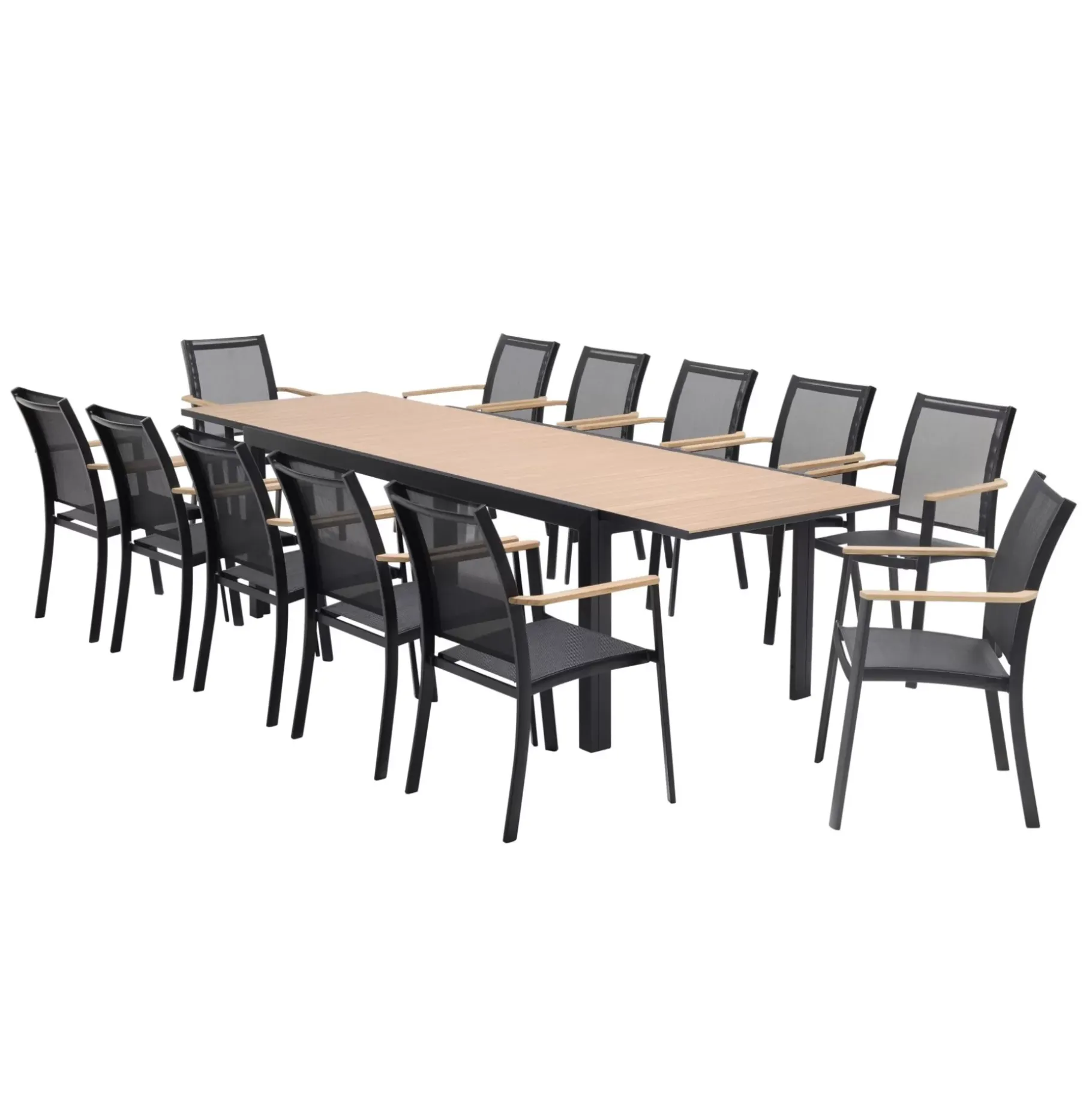 CASA Ethan Mesa Extensible Negro, Natural