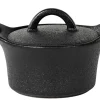 CASA Fero Cazuela Para Horno Con Tapa Negro