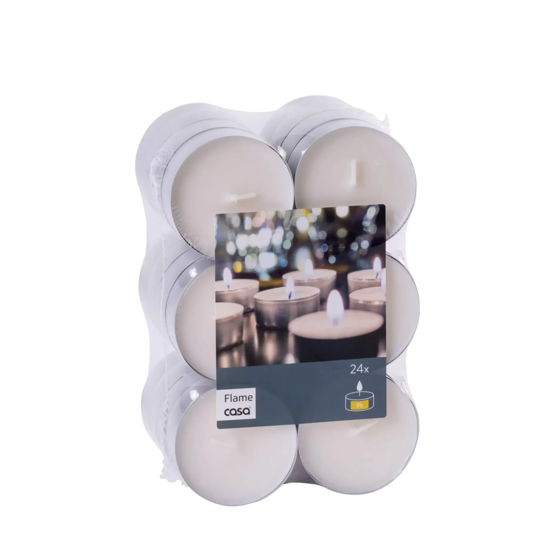 CASA Flame Maxi Velas Blanco