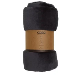 CASA Flanella Manta Gris Oscuro