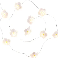 CASA Flower Guirnalda Blanco, Amarillo, Morado