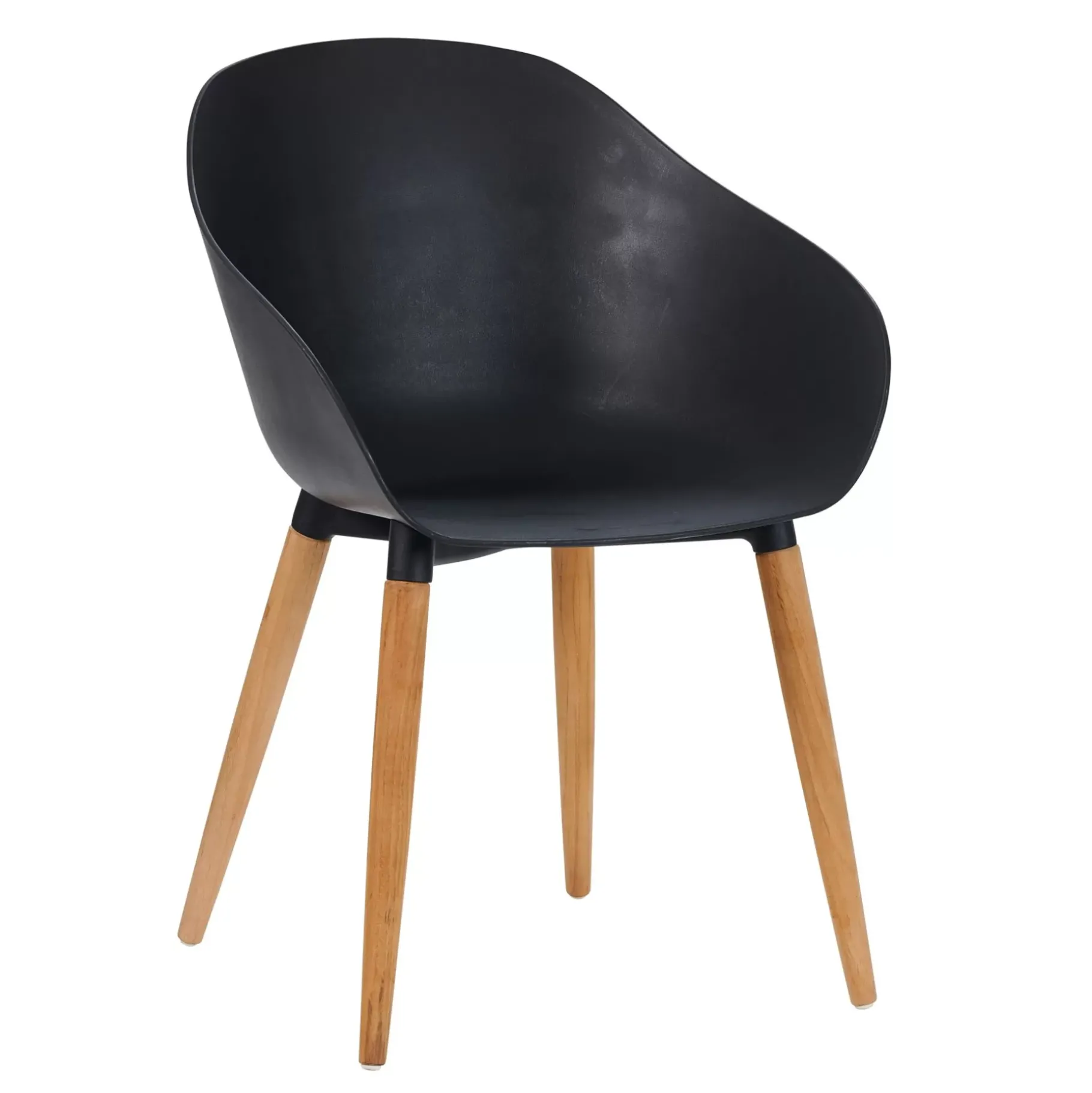 CASA Fray Sillas De Comedor Negro/Natural